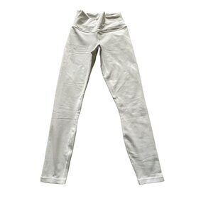 Fabletics off white Powerhold leggings